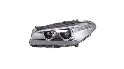 Far BMW Seria 5 (F10/F11), 07.2013-2017, Stanga, cu motoras, fara becuri, tip bec D1S+LED, cu leduri de zi, Original 63117343911