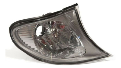 Lampa semnalizare fata Bmw Seria 3 (E46) Sdn/Combi,10.2001-06.2005, Dreapta, semnalizator alb, cu rama cromata, 63137165854 originala