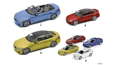 Set Machete Bmw 1:64 BMW M Car Collection Miniatur Set; 80452365554