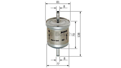 Filtru combustibil Ford Fiesta 3 (Gfj), 01 Aftermarket BS0450905324