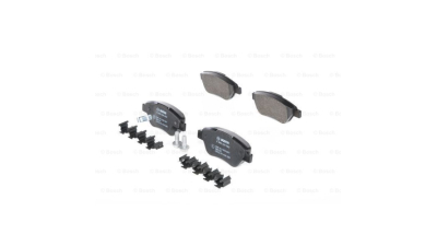 Set placute frana punte fata Opel Corsa C, Corsa D; ADAM 2012-2019,  pentru discuri de frana ventilat de 257 mm ; Bosch 0986494092