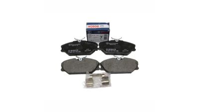 Set placute frana punte fata Renault Clio 2, 1998-2012, Laguna 1, 1993-2001; megane 1, 1995-2002; Megane Scenic, Safrane, Scenic 1999-2003; marca BOSCH 0986494656