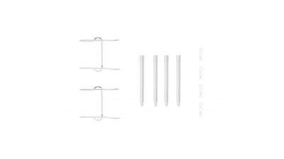 Set accesorii placute frana Bosch 1987474223, parte montare : Punte Spate