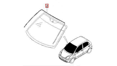 Cheder Parbriz Chevrolet 96599359