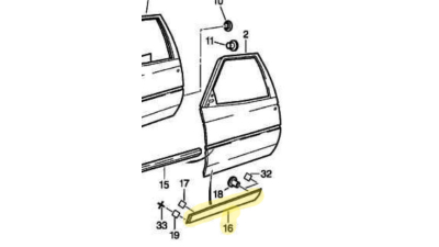 Bandou Usa Stanga Fata Citroen 95654022