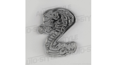 Ornament auto, Logo 3D Cobra 52x68mm 