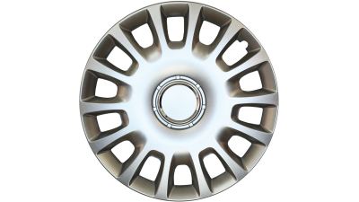 Set capace roti Opel Corsa D, pe 14 inch, culoare Silver, 14-214