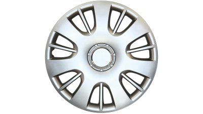 Set capace roti Opel Corsa D, pe 15 inch, culoare Silver, 15-312
