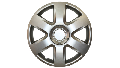 Set capace roti Renault Renault, pe 15 inch, culoare Silver, 15-337