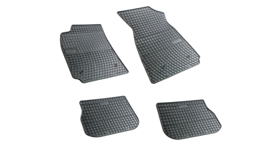 Set covorase auto din cauciuc Audi A4 B5 1994-2001, presuri BestAutoVest, negre, 4 buc