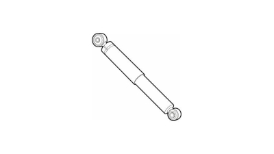 Amortizor Nissan Interstar (X70); Opel Movano Combi (J9); Renault Master 2 (Jd) Delphi D2259233, parte montare : Punte Spate, Presiune Ulei