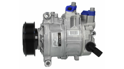 Compresor aer conditionat Audi A4 (B6), 03.2004-12.2004, motorizare 1.6/1.8 T/2.0/2.0 FSI, benzina si 1.9 TDI, diesel, rola curea 100 mm, 6 caneluri, de tip Denso: 6SEU14C