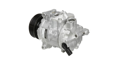 Compresor aer conditionat Audi A4 (B7), 2004-2007, motor 1.9 TDI, 85kw, 2.0 TDI, 89kw/93kw/100kw/103kw/120kw/125kw, diesel, rola curea 100 mm, 6 caneluri, de tip Denso: 6SEU14C