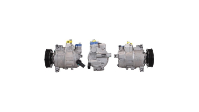 Compresor aer conditionat Audi A4 (B8), 03.2012-12.2015, motorizare 1.8 TFSI, 88kw/125kw; 2.0 TFSI, 132kw, benzina, rola curea 110 mm, 6 caneluri, de tip Denso: 6SEU14C