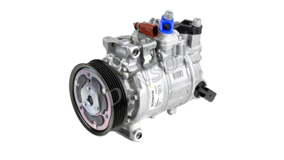 Compresor aer conditionat Audi A6 (C7), 11.2014-09.2018, motorizare 2.0 TDI, 140kw, diesel, rola curea 115 mm, 6 caneluri, de tip Denso: 6SBU14C