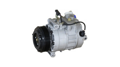 Compresor aer conditionat BMW Seria 5 E60/E61, 2003-12.2006, motor 523i/525i; 2.5 R6, 130kw/160kw, 530i; 3.0 R6, 187kw/190kw/200kw, benzina, rola curea 110 mm, 6 caneluri, de tip Denso: 7SEU17C