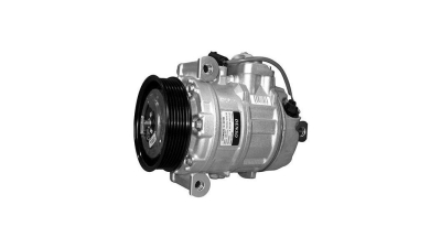 Compresor aer conditionat BMW Seria 1 E81, 09.2005-10.2006, motorizare 130i; 3.0 R6, 195kw, benzina, rola curea 110 mm, 6 caneluri, de tip Denso: 7SEU17C
