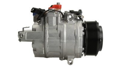 Compresor aer conditionat BMW Seria 3 F30/F31, 2011-2019, motor 335i/340i; 3.0 R6 T, 225kw/240kw, benzina, rola curea 110 mm, 8 caneluri, de tip Denso: 7SBU17C