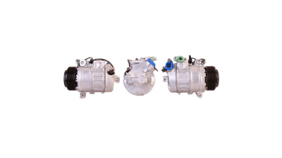 Compresor aer conditionat BMW Seria 5 F10/F11, 11.2009-06.2013, motor 535i; 3.0 R6 T, 225kw, benzina, rola curea 110 mm, 8 caneluri, de tip Denso: 7SBU17C