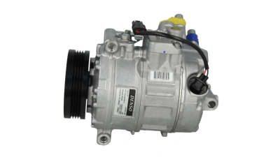 Compresor aer conditionat BMW Seria 3 E90/E91/E92/E93, 2005-2013, motorizare 3.0 d, 210kw, diesel, rola curea 100 mm, 4 caneluri, de tip Denso: 7SEU17C