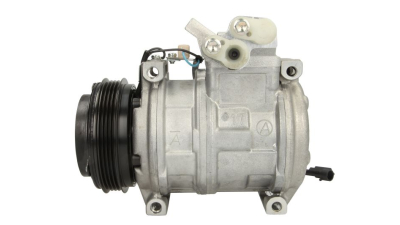 Compresor aer conditionat Iveco Daily 2006-06.2009, motorizare 2.3 TD, 85kw/100kw, diesel, rola curea 110 mm, 4 caneluri, de tip Denso: 10PA17C