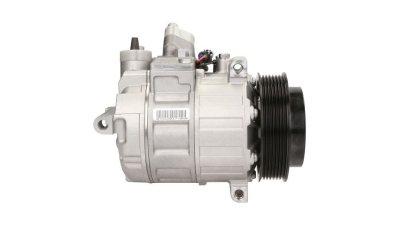 Compresor aer conditionat Mercedes Clasa C (W203), 2000-2004, motorizare 1.8 compressor, C230 Kompressor; benzina, rola curea 120 mm, 7 caneluri, de tip Denso: 7SEU17C
