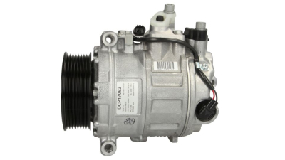 Compresor aer conditionat Mercedes Clasa M (W164), 2005-2012, motor ML280/ML320 CDI; 3.0 CDI, 140kw/165kw; ML420 CDI; 4.0 CDI, 225kw, diesel, rola curea 110 mm, 8 caneluri, de tip Denso: 7SEU17C