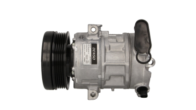 Compresor aer conditionat Opel Corsa D (S07), 2006-2015, motorizare 1.0, 44kw/47kw/48kw, benzina, rola curea 110 mm, 5 caneluri, de tip Denso: 5SL12C