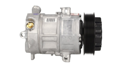 Compresor aer conditionat Fiat Punto Grande, 2005-2012, motor 1.3 MultiJet, 55kw/66kw, diesel, rola curea 110 mm, 6 caneluri, de tip Denso: 5SL12C