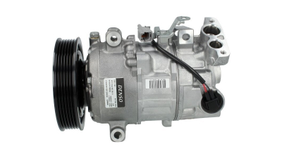 Compresor aer conditionat Renault Megane 3 (Z), 06.2009-2016, motorizare 1.6, 81kw, benzina; 1.5 dci, 77kw, diesel, rola curea 125 mm, 6 caneluri, de tip Denso: 6SEL14C