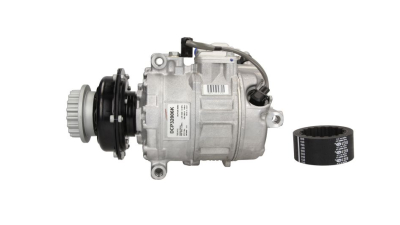 Compresor aer conditionat VW Phaeton (3D2), 2003-2016, motorizare 5.0 TDI, 230kw, diesel, mm, caneluri, de tip Denso: 7SEU16C