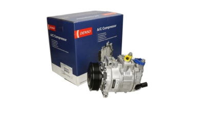 Compresor aer conditionat Audi A3 (8P), 07.2003-05.2009, motorizare 3.2 V6, benzina, rola curea 110 mm, 6 caneluri, de tip Denso: 7SEU17C
