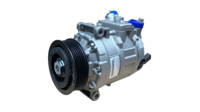 Compresor aer conditionat VW Transporter/Multivan/Caravelle T5, 2003-2016, motor 2.0 TDI, 75kw/103kw, 2.0 BiTDI, 132kw, diesel, rola curea 100 mm, 6 caneluri, de tip Denso: 7SEU17C
