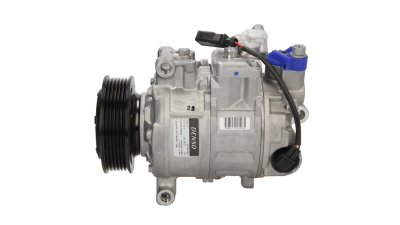 Compresor aer conditionat VW Transporter T5, 09.2009-08.2015, motor 2.0 TDI, 62kw, diesel, rola curea 100 mm, 6 caneluri, de tip Denso: 6SEU14