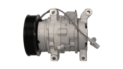Compresor aer conditionat Toyota Hilux, 10.2005-10.2006, motori 2.5 D-4D, 75kw, Hilux, 2005-2015 2.5 D-4D, 106kw, diesel, rola curea 120 mm, 7 caneluri, de tip Denso: 10S11C