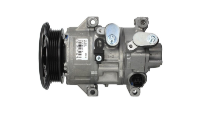 Compresor aer conditionat Toyota Avensis, 04.2003-04.2006, motorizare 2.0 D-4D, 85kw, diesel, rola curea 100 mm, 5 caneluri, de tip Denso: 5SE12C