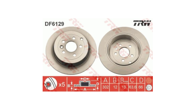 Disc frana TRW DF6129, Spate