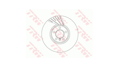 Disc frana TRW DF6612S, Dreapta, Fata