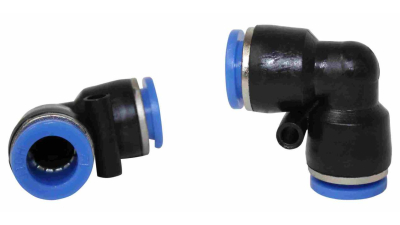 Cupla aer M12 , mufa rapida cot 90 grade, plastic 