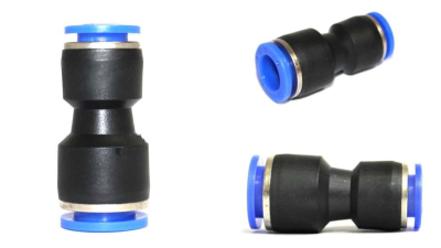 Cupla aer M8 la M10, mufa rapida dreapta , reductie plastic