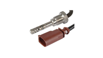 Senzor temperatura gaze evacuare E15-0002, Audi A3 2003-2012, TT, Seat Altea, Leon 2005-2012, Toledo 5P, Skoda Octavia 1Z, Superb 2005-2015, Yeti VW Beetle, Golf 5, Golf 5 Plus, Golf 6, Jetta 2005-2010, Passat B6 2005-2010, Passat CC, 2 pini, 600 mm