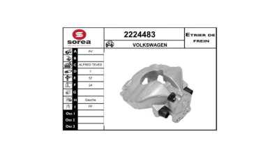 Etrier disc frana EAI 2224483