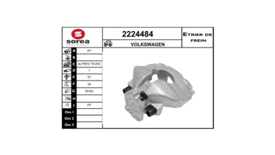 Etrier disc frana EAI 2224484