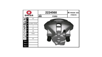 Etrier disc frana EAI 2224560