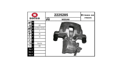 Etrier disc frana EAI 2225285