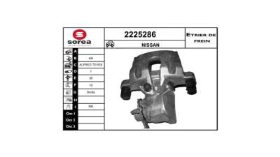 Etrier disc frana EAI 2225286