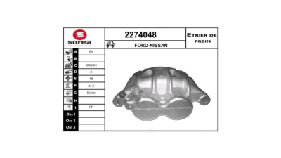 Etrier disc frana EAI 2274048
