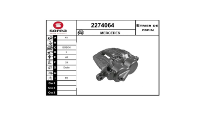 Etrier disc frana EAI 2274064