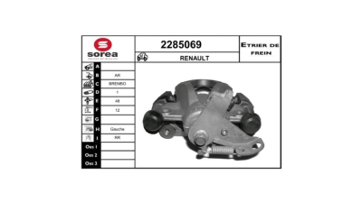 Etrier disc frana EAI 2285069