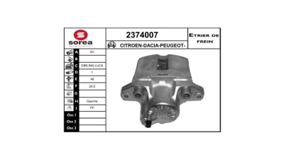 Etrier disc frana EAI 2374007